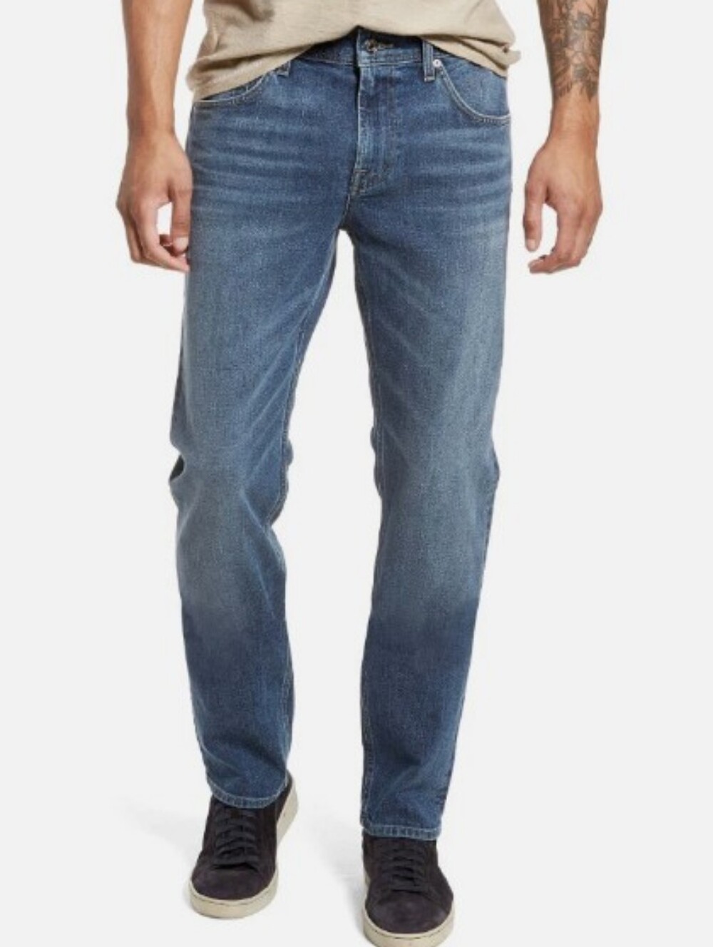 The Straight Light Wash 7 For All Mankind Jeans 38X32